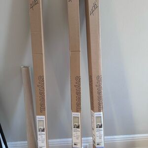 STYLEWELL Light Filtering Roller Shade in Cream - 40.5 in. W x 72 in. L